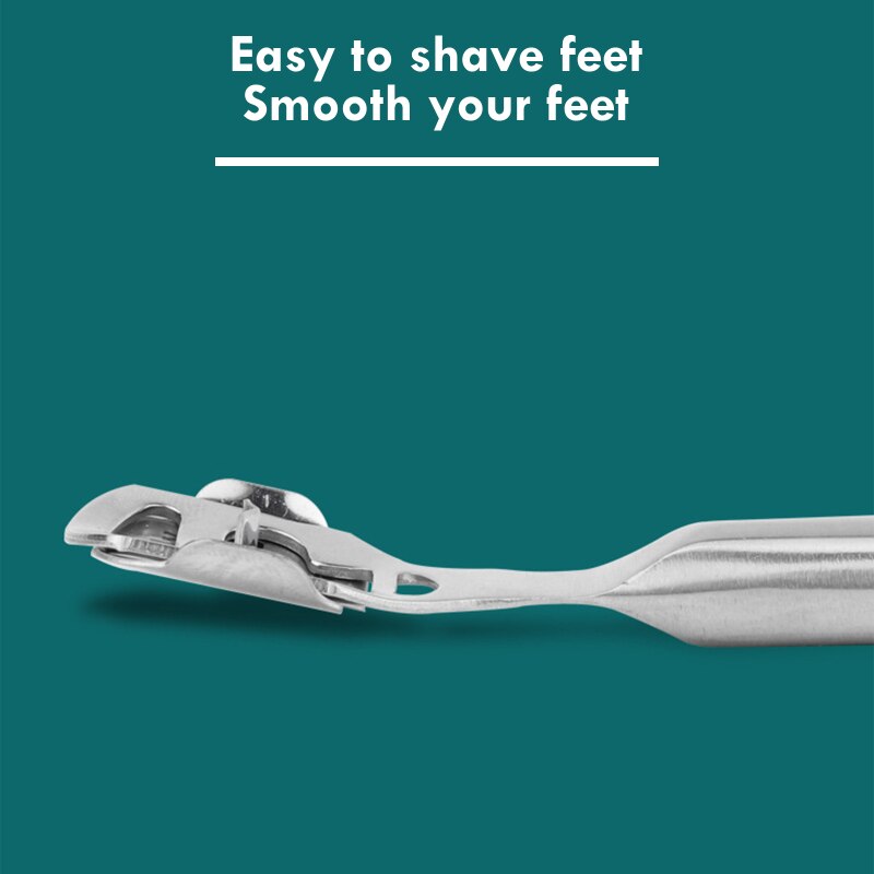 Hand Foot File Care Corn Cuticle Remover Shaver Blade Smooth Feet Pedicure Callus Skin Remover Care Tool 10Pcs Shaving Blades