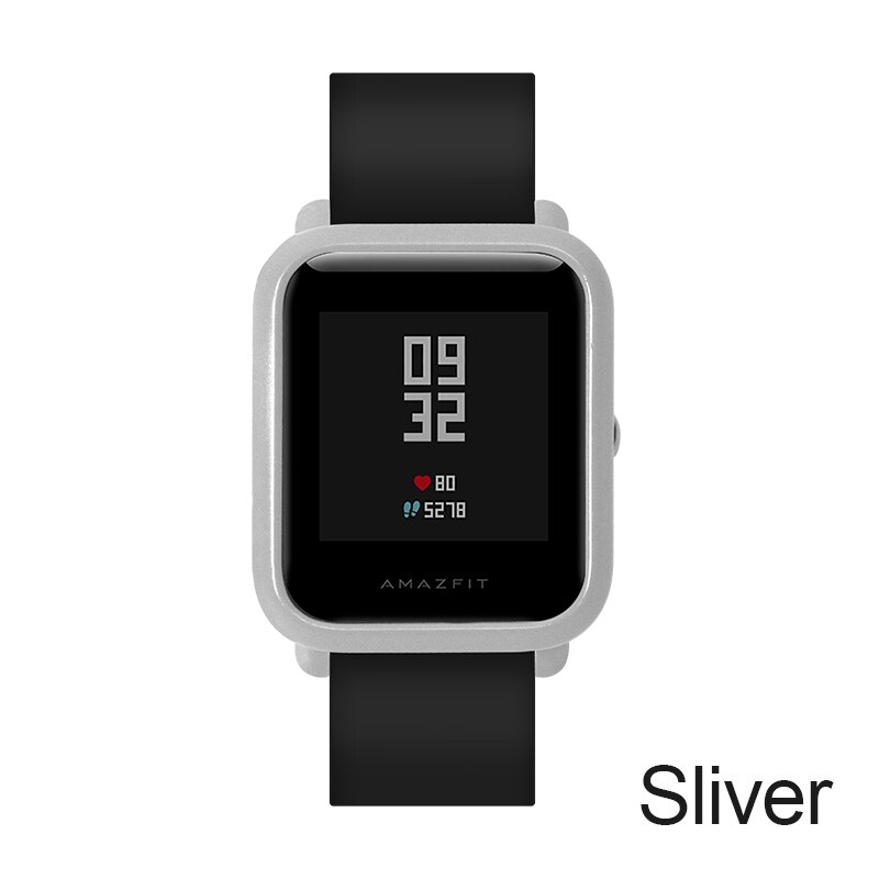 SIKAI fallen für Xiaomi Amazfit Bip bisschen Tempo Lite Jugend Uhr fallen Abdeckung Schutzhülle für Xiaomi Amazfit Clever Uhr fallen: Silber