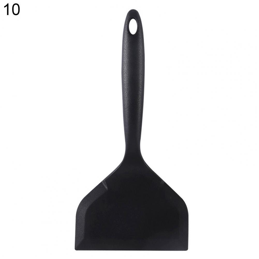 Silicone Kitchenwares Cooking Utensils 10 Styles Spatula Frying Pan/Nougat Shovels Kitchen Scraper Wide Pizza Cooking Tools: 10