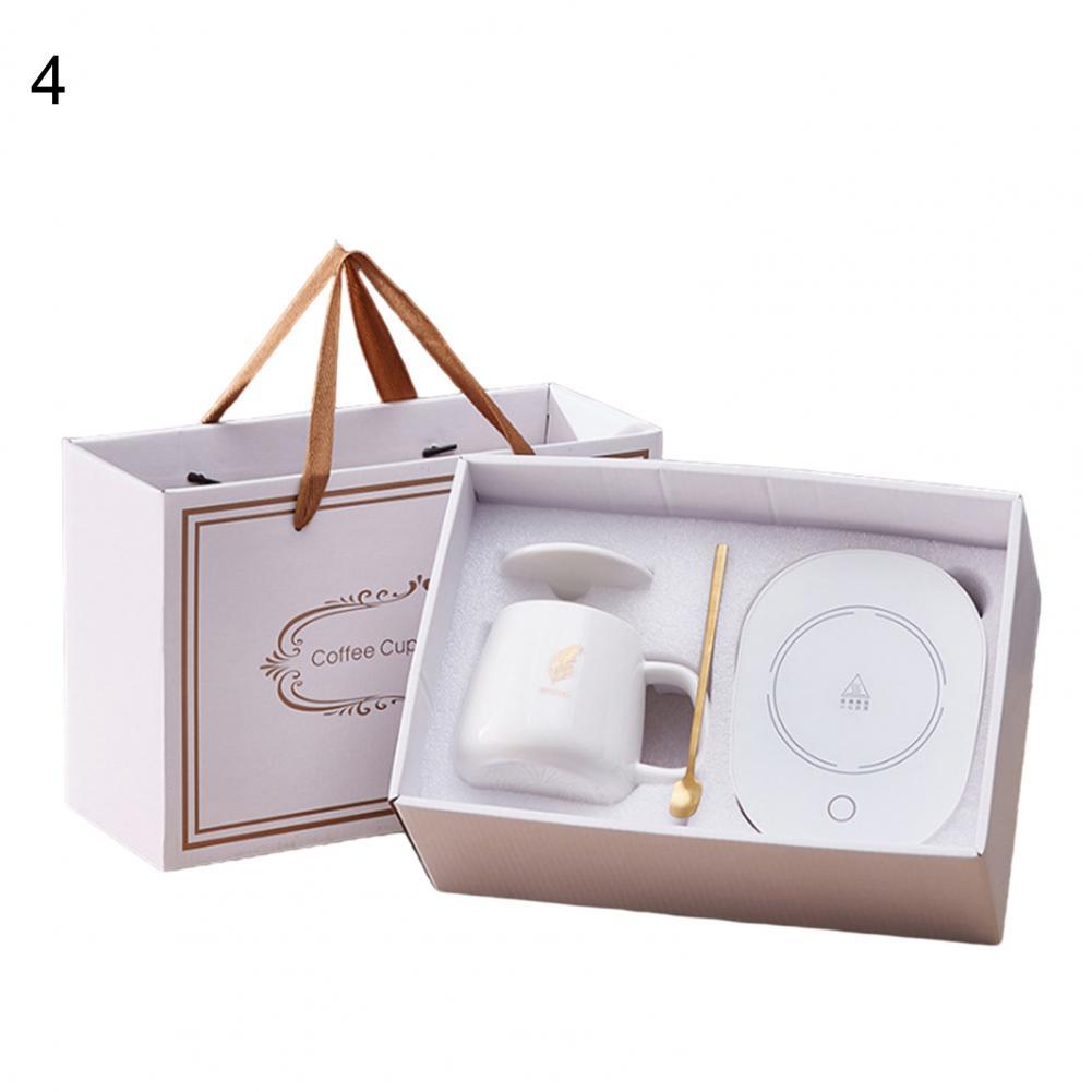 Electric Coaster Universal Heating Mug Pad Constant Temperature Quick Heating Cup Warmer Mug Heater Tray Electric Heated Pad: 4