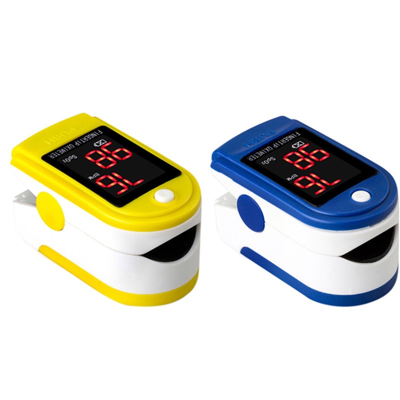 Pulse Oximeter Fingertip Blood Oxygen SpO2 Monitor Fitness Tracker Health Care Sports Exercise Monitoring Digital LED Display