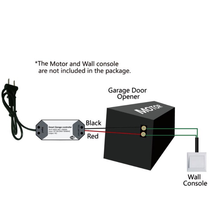 Tuya Wifi Samrt Afstandsbediening Garagedeuropener