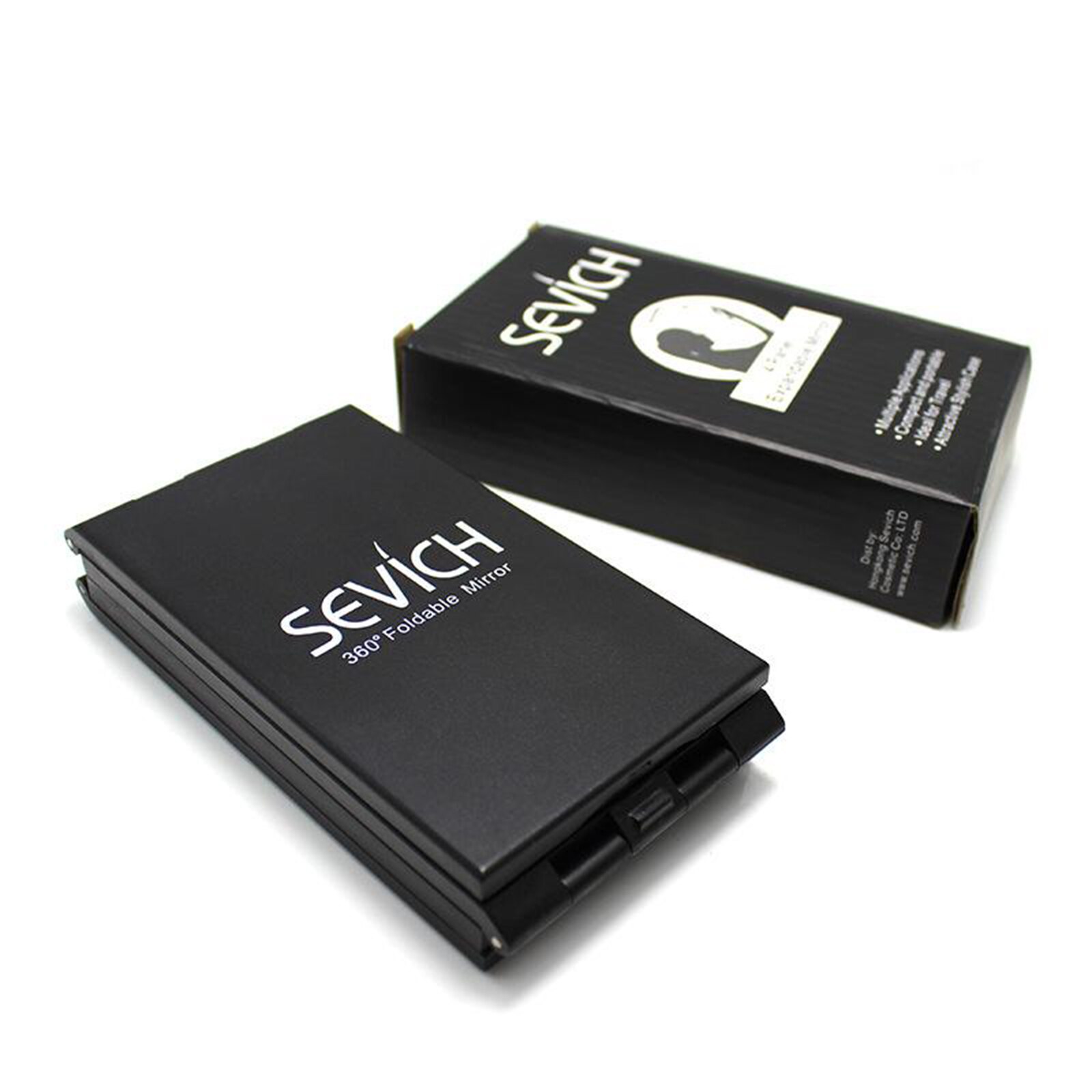 Mini Portable 4 Panel Foldable Cosmetic Beauty Makeup Mirror Organizer Lightweight Makeup Mirror Four Sides Cosmetic Beauty Tool