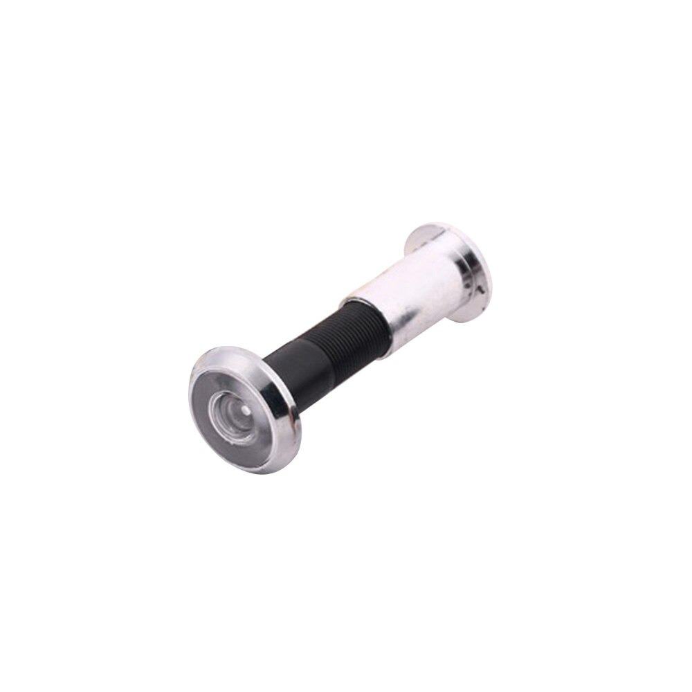 Deur Kijkgaatje Deur Kijker Zinklegering 200 Graden Huishoudelijke Producten Voor Meubels Hardware Verstelbare Deur Eye: silver / 60-90mm