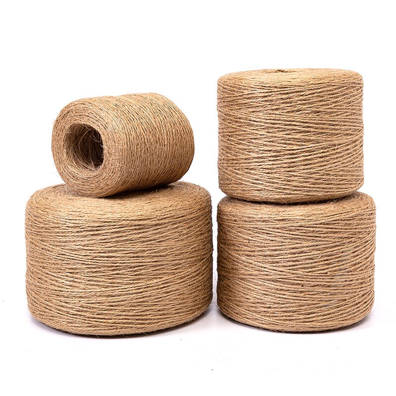 Jute Seil Schnur Seil handgefertigt Diy Farbe Material Seil Kindergarten Umwelt Dekoration Bündel retro Dicken Hanf Seil Leinen Rop