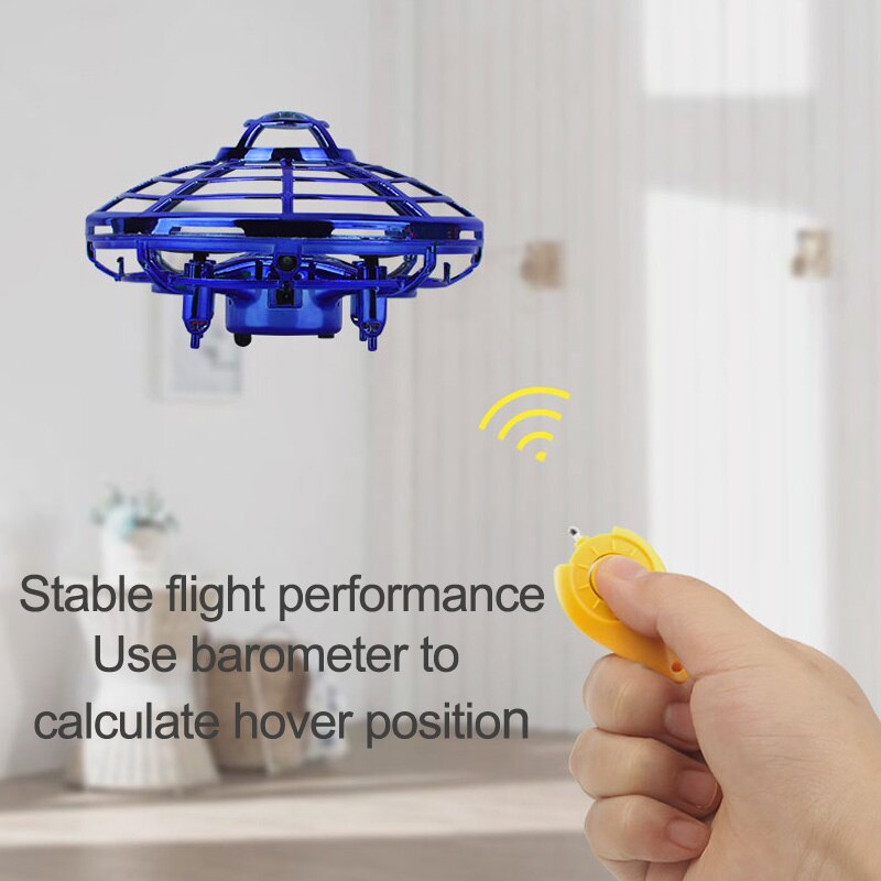 Mini Induction Hand Drone Electric Flying UFO for Boys Xmas High-tech Aircraft Flying Drone Toys for Kids Novelty Toy