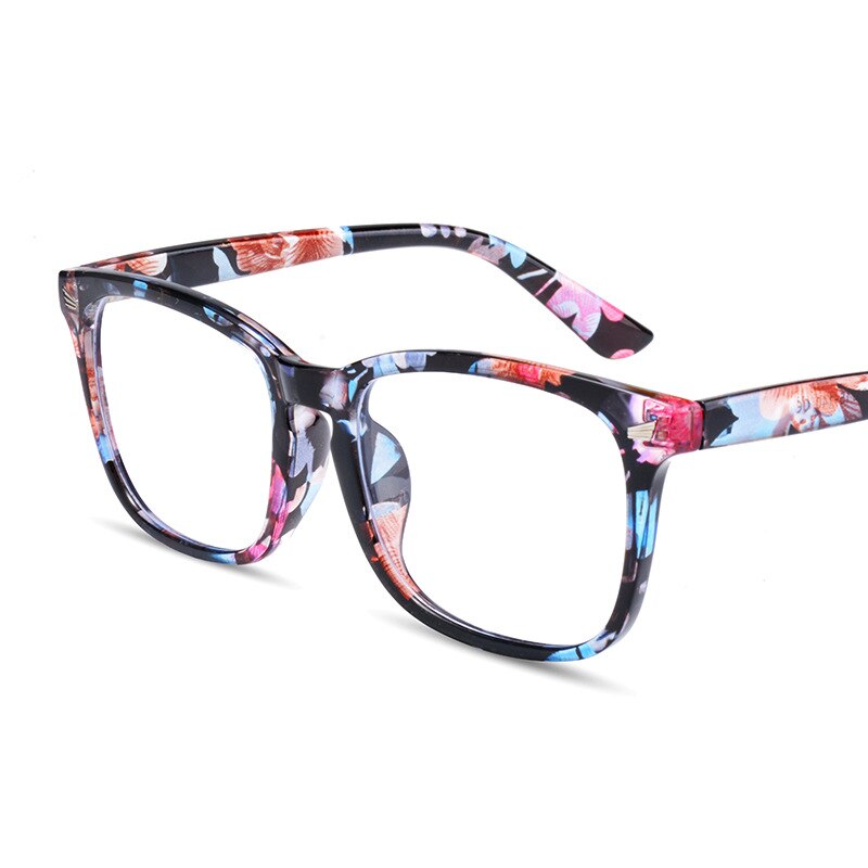 Anti blau licht brille gläser quadrat Computer brille schlicht gläser voll rahmen gläser für männer und frauen strahlung schutz: Gold