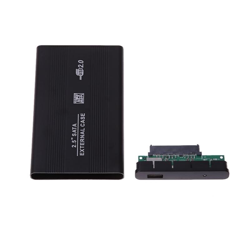 2.5inch USB 2.0 External HDD Enclosure 3TB 480mbps High Speed Aluminum HDD Drive Case for 2.5" SATA Hard Disk