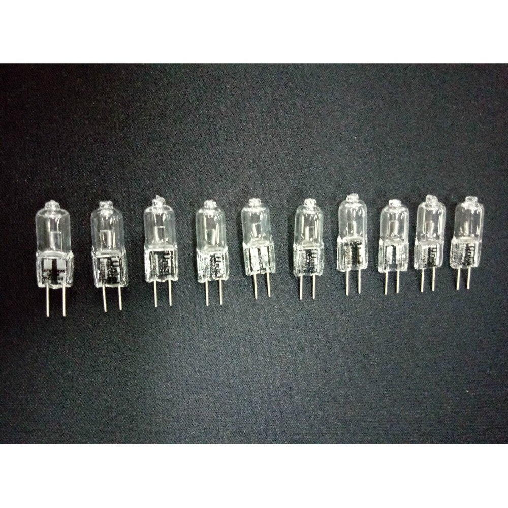 50pcs/lot Halogen G4 Light 12V 20W 35W 50W Halogens 3000k White g4 Halogen Bulb led Replacement Crystal Bulbs