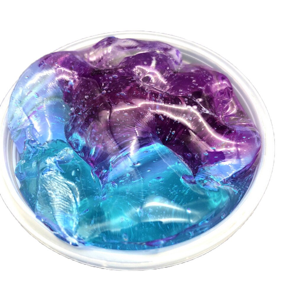 Creatieve Mooie Kleur Mengen Cloud Slime Squishy Stopverf Geurende Stress Kids Crystal Klei Speelgoed Oneindige Squeeze Fun