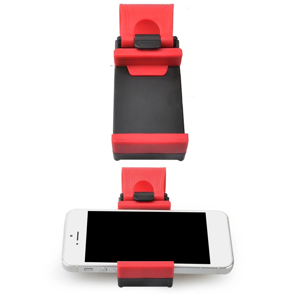 Auto Stuurwiel Telefoon Clip Mount Houder Universele Bike Auto Camera GPS Stand Beugel voor iPhone voor Samsung