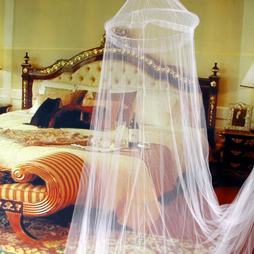 Summer Round Lace Insect Bed Canopy Netting Curtain Polyester Mesh Fabric Home Textile Hung Baby Bedding Mosquito Net