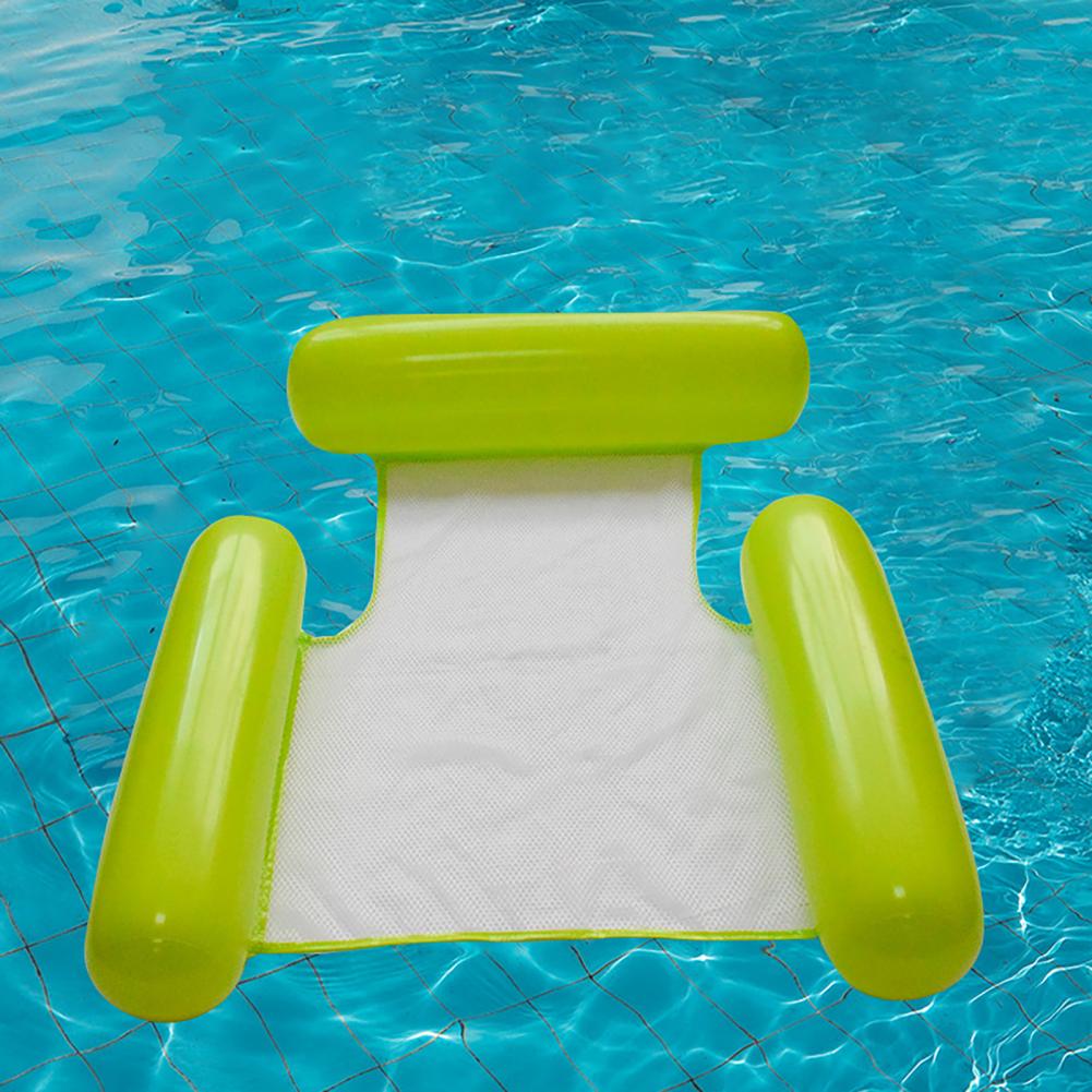 Lekvrije Draagbare Ergonomisch Gestreepte Print Drijvende Fauteuil Voor Reizen