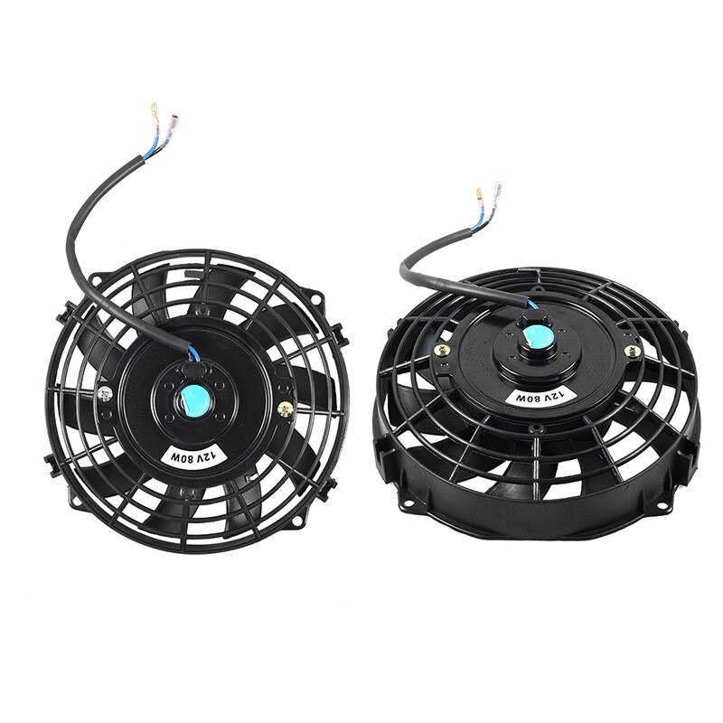Equipo de refrigeración Universal para coche, ventilador de condensación de 16 pulgadas, 12V, 80W, piezas modificadas automotrices, accesorios para coche
