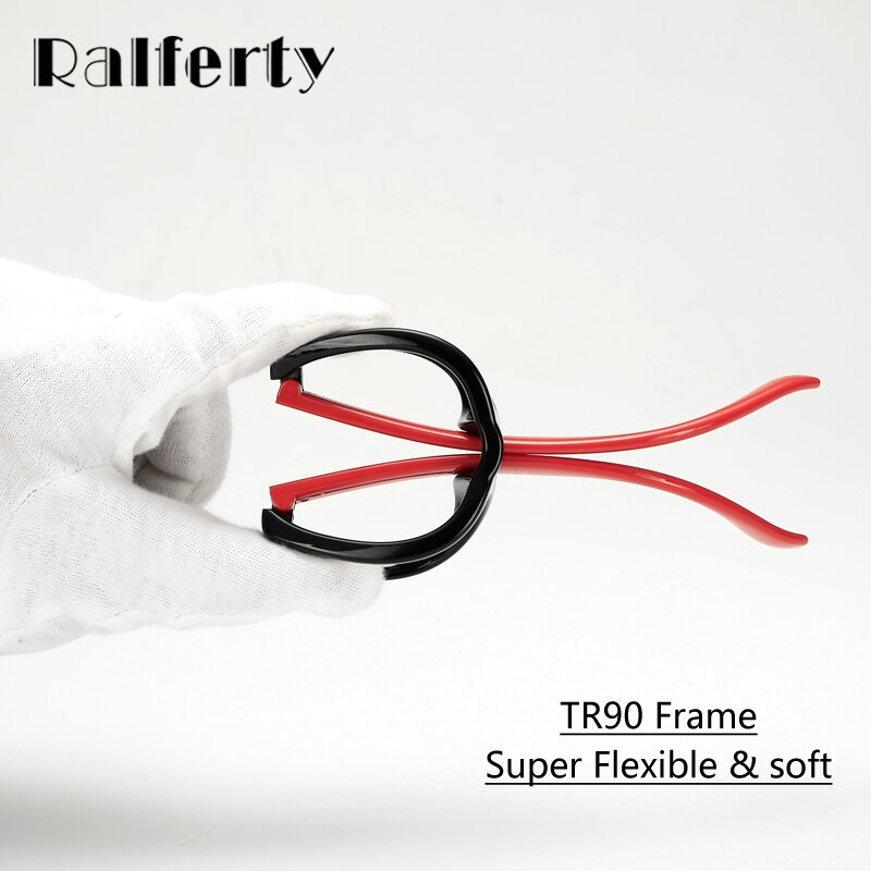 Ralferty-marcos de gafas TR90 para bebé, gafas de seguridad para niño, lentes transparentes, montura óptica Flexible suave para Miopía