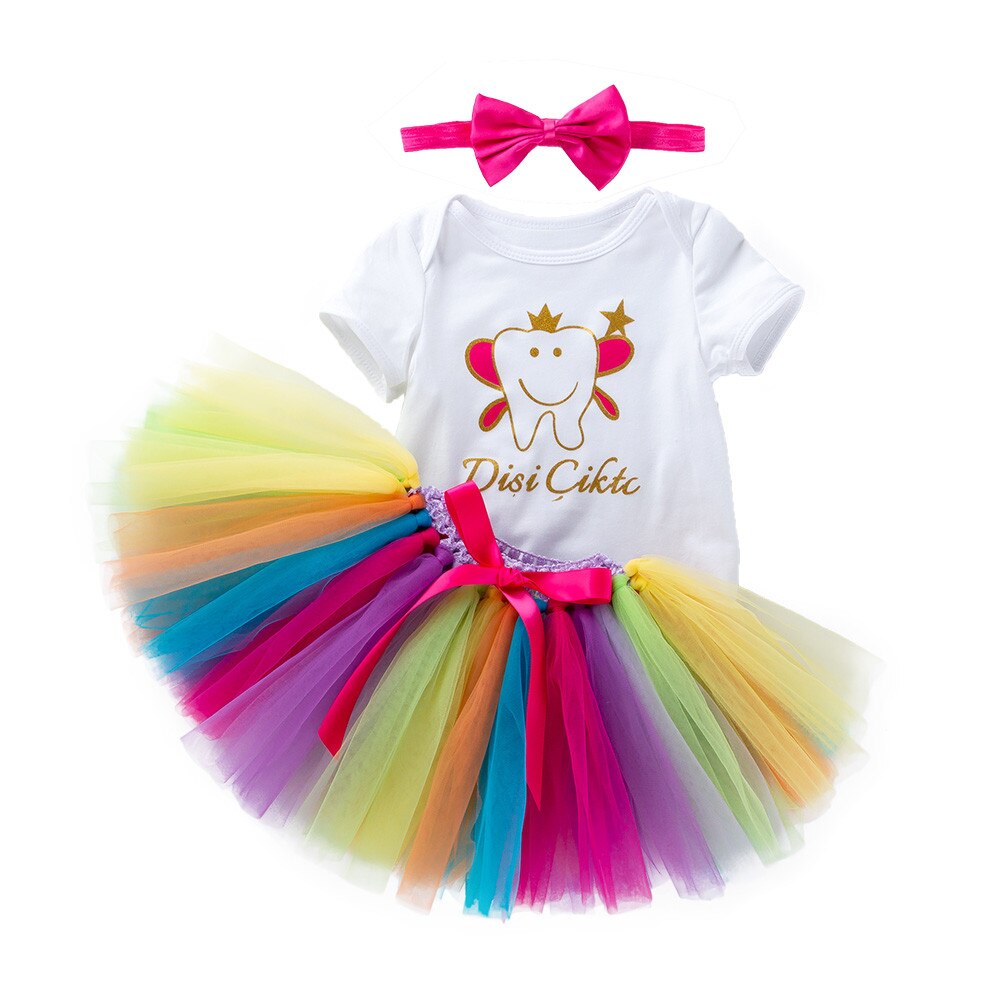 Meisjes Kids Peuter Tutu Rok set Party Dance Ballet Baby Kostuum Rok + Bow Haarspeld Set prinses Outfits Meisje kleding 45 #
