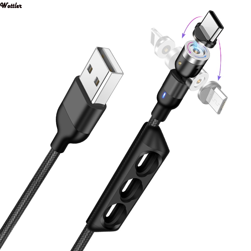 Cable magnético rápido 3A/1m Micro USB cargador rápido tipo C imán Cable de teléfono Android para Samsung para iPhone 11 MAX Xs X 6