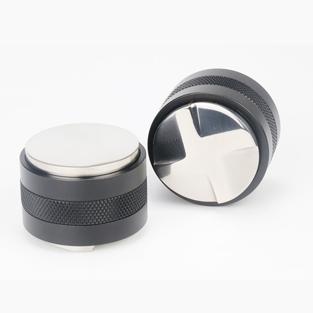 51/53/58mm dobbelhodet 4-- blad intelligent kaffedistribusjonsjevner tukle rustfritt stål kaffe espresso tukler