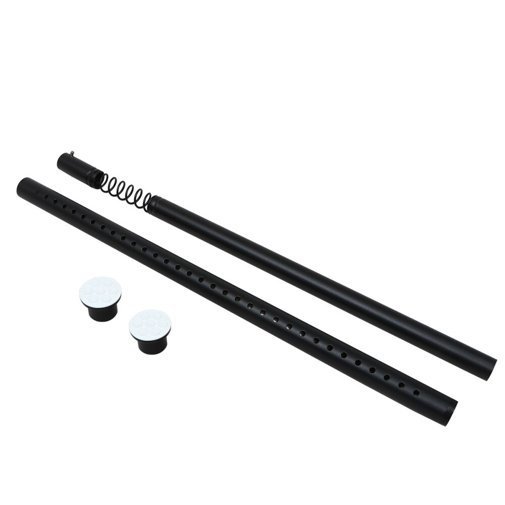 1pc Thicken Curtain Rod Multipurpose Tension Pole Punch Free Telescopic Rod: Black 70