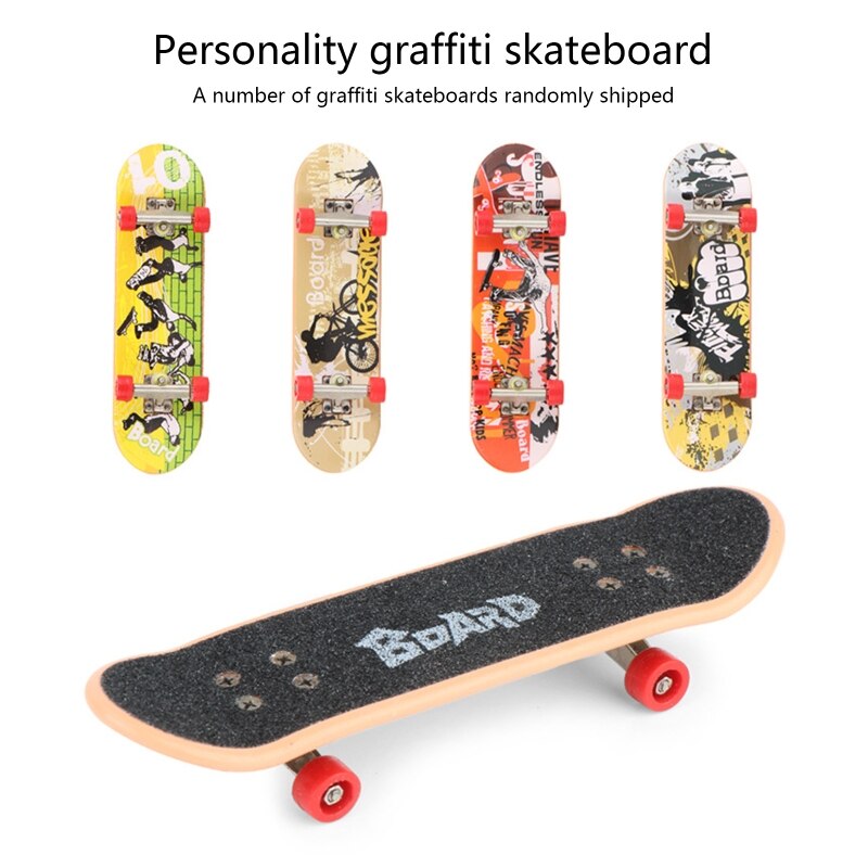 1 set greppbräda skena park trappsats trappor mini skateboards för barn skateboard träning mini brädspel