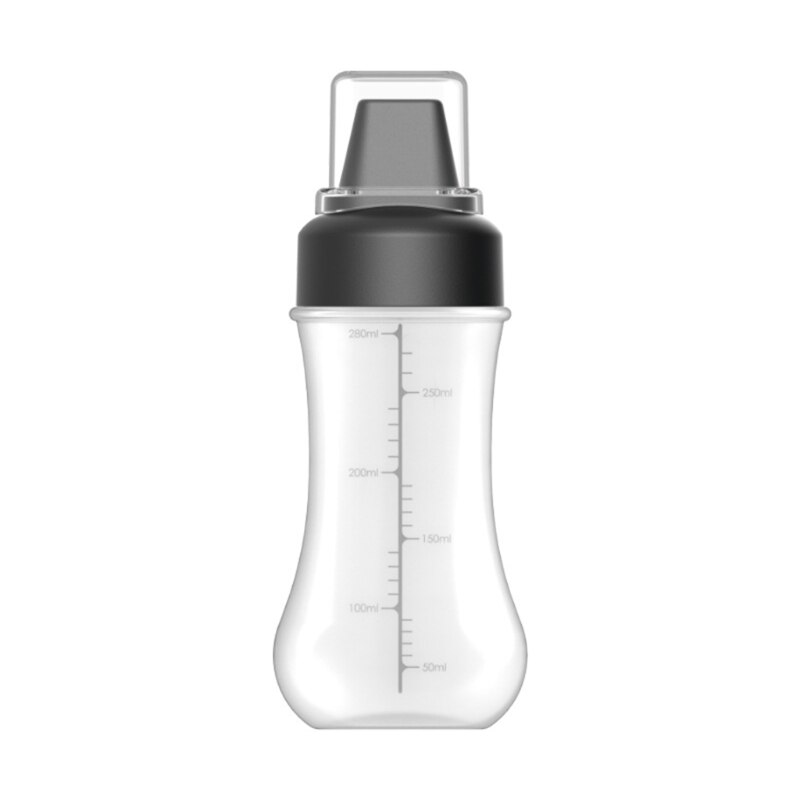 5 Hole Kitchen Bottle Condiment Kitchen Cooking Tools with Leak Proof Clear Cover Mayonnaise Dispenser Sauce Squeeze: BK