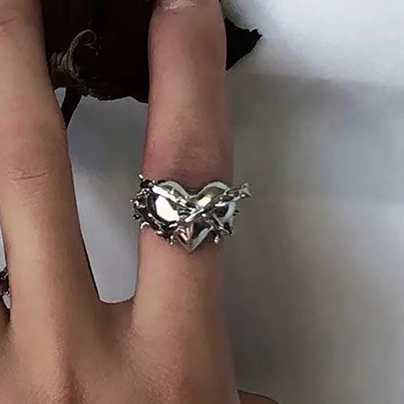 Anillo gótico abierto de serpiente para mujer, anillos ajustables con animales, para reptiles, accesorios de joyería con personalidad Punk, tentáculos de joyería
