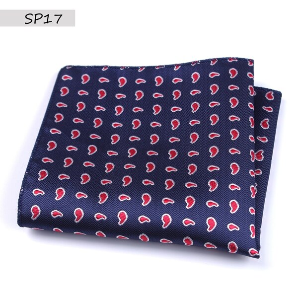 Robe de mariage avec imprimé mouchoir de poche pour homme, accessoire de Collocation, nouveauté, 23x23cm: SP17