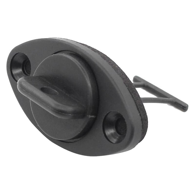 6 Stuks Zwart Universele Kayak Rubberboot Kano Boot Romp Draad Afvoer Pluggen Bung Schroeven Kit Voor Buiten Camping Wandelen