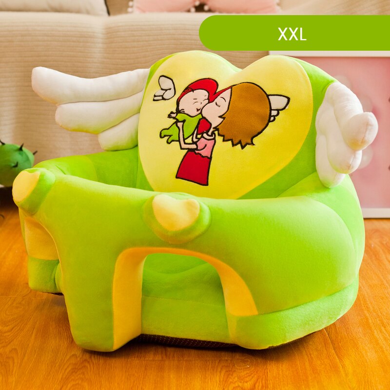 Infant Shining Baby Sofa Chair Baby Learn to Sit artifact 3 months 6 months Children Kids Sofa Training Chair Stool Anti-fall: L