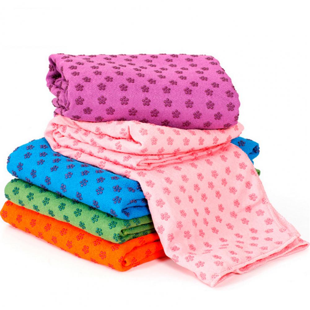 183 cm x 63 cm yogamat antislip naden opvouwbare yoga antislip deken fitnessoefening pilates mat yoga handdoek sportdeken