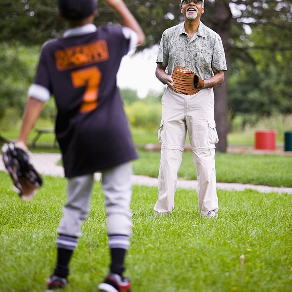 Al aire libre de Deportes de béisbol guantes 12.5in la práctica de softbol guante campo lanzador PU de equipo de entrenamiento