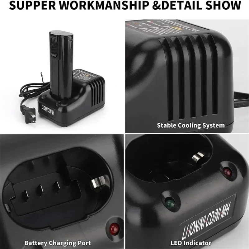 For paslode battery charger for Paslode Charger 3 in 1 Lithium-ion/Ni-CD/Ni-MH for Paslode 6V Ni-CD/Ni-MH 7.2V Li-ion Battery