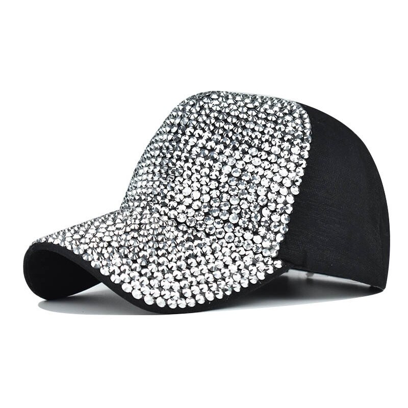 Gorra de béisbol con diamantes para mujer, gorro de béisbol con diamantes a la para actividades al aire libre, para el Sol, para viajes, senderismo, juvenil,: style 2