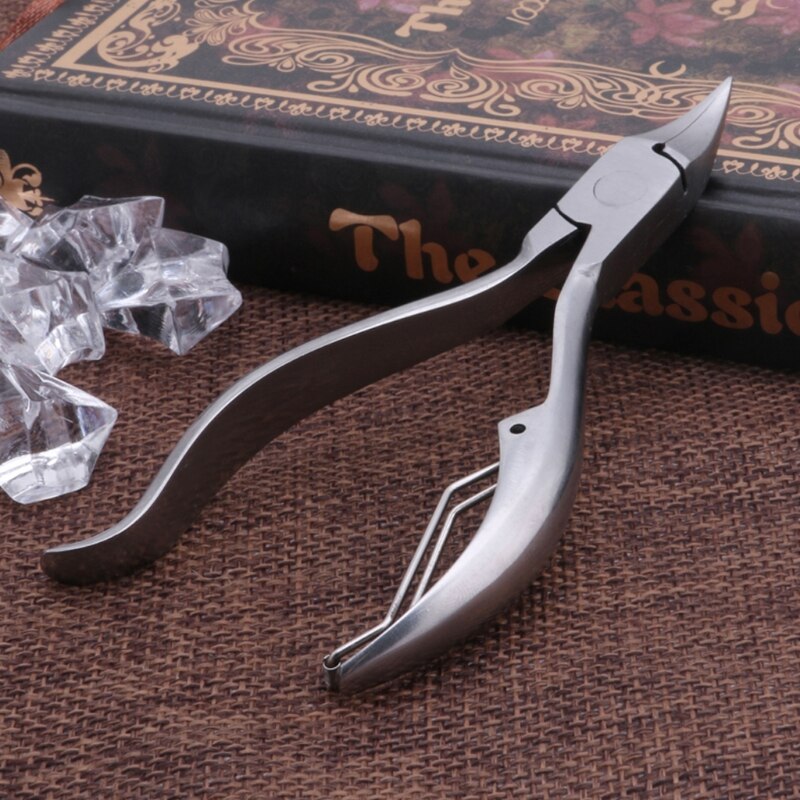 Stainless Steel Toe Nipper Nail Clipper Cutter Ingrown Pedicure