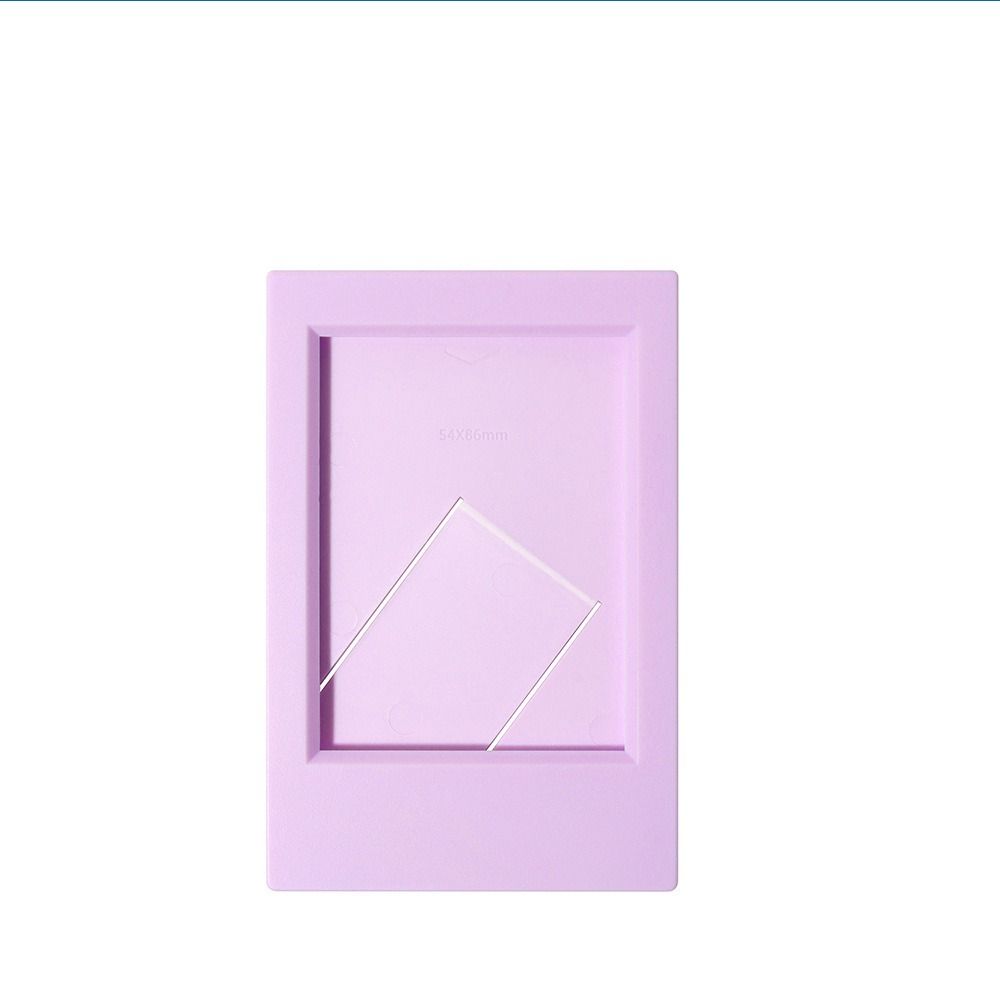 3 inch Vertical Photo Frame Colorful Mini Film Frame Instant Film Camera Picture Holder Art Photo Display Desktop Decor: Blue