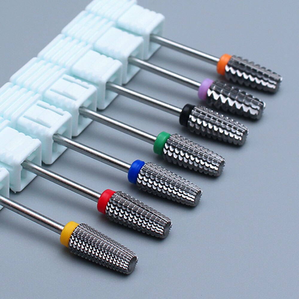 1Pcs Carbide Nail Drill Bit Frezen Voor Elektrische Manicure Machine Nagels Accessoires Verwijderen Gel Gereedschap