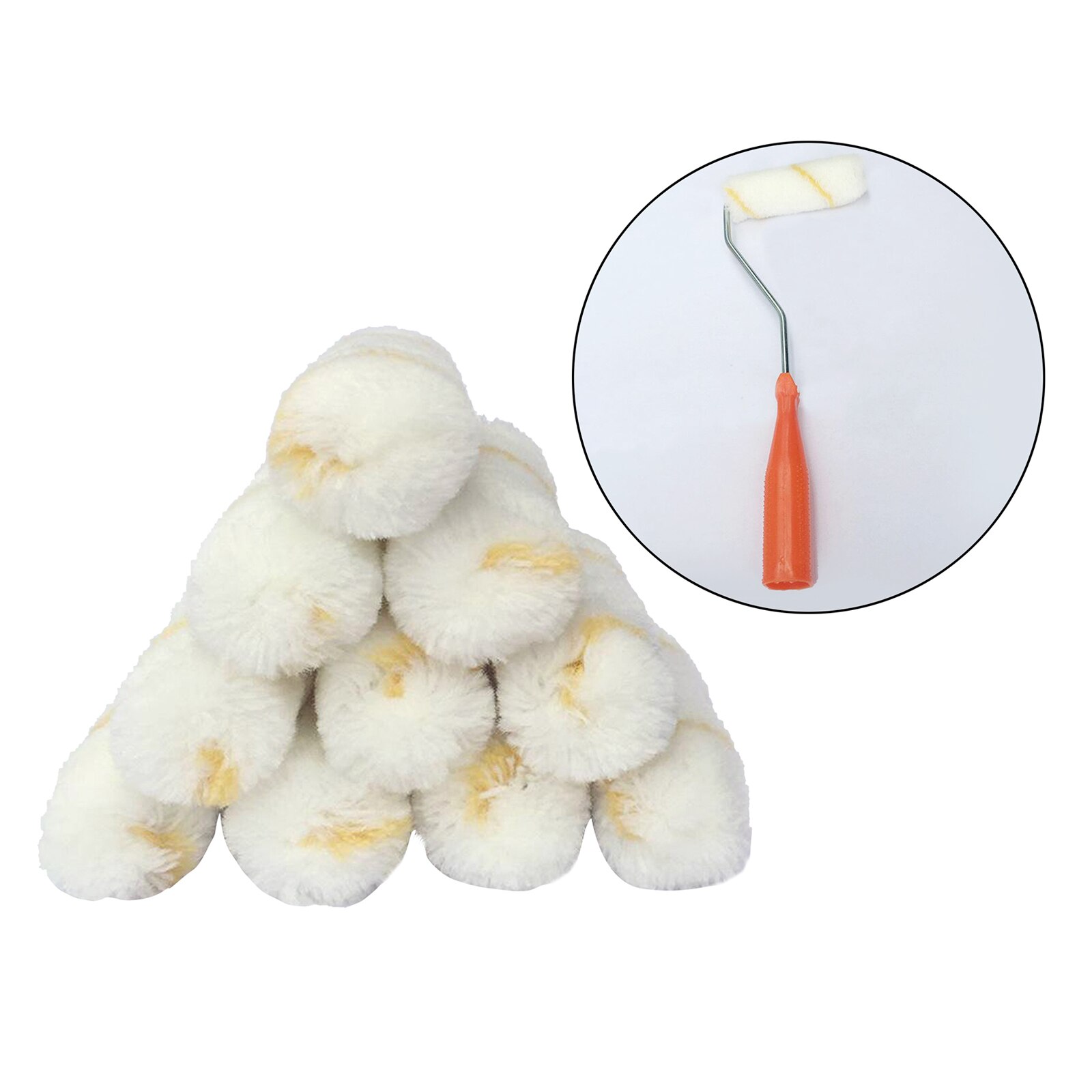 Paint Roller Covers, 4" Roller Covers, Pack of 10, Covers for Paint Rollers,