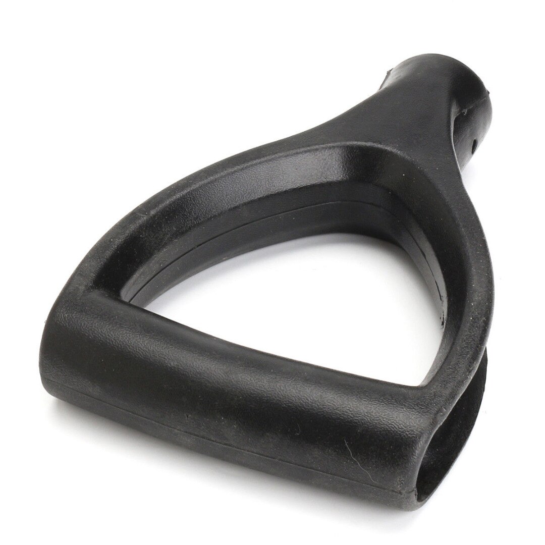 32mm D-shaped steel shovel handle Black Plastic Replacement Accessories Snow Shovel Top Handle Garden Digging Raking Tools