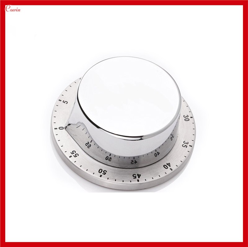 Stainless Magnetic Food Baking Cooking Timer Kitchen 60 Minutes Mechanical Timer Reminder