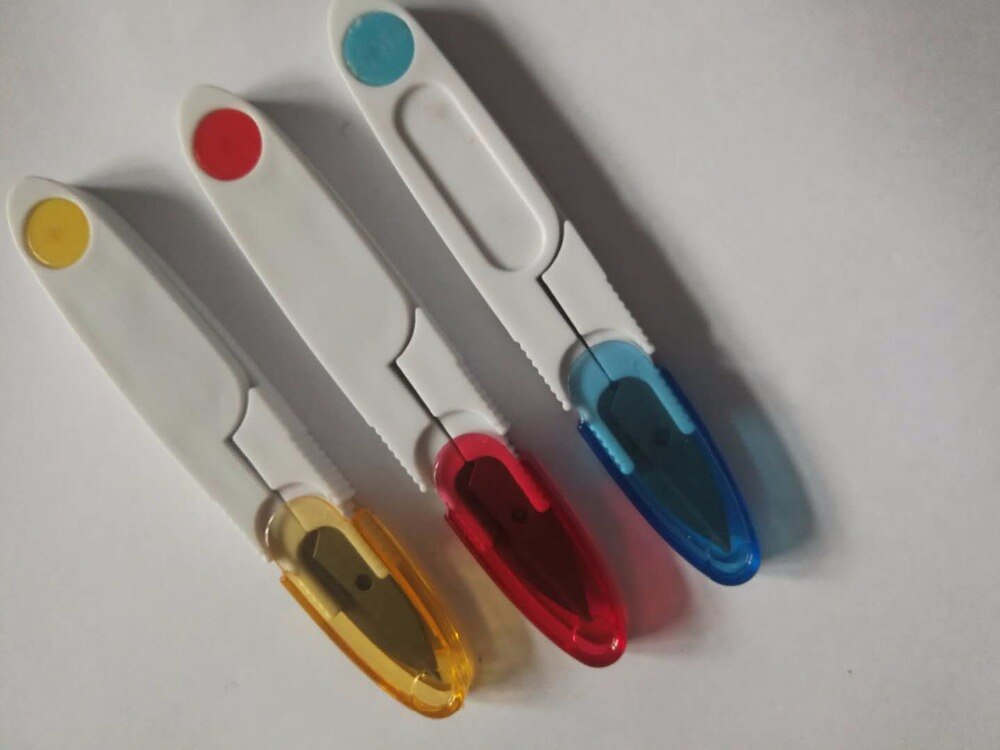 5pc/lot Sharp Handheld Sewing Embroidery Thread Cutter Snips Scissors Fishing Craft Tools DIY Knitting Tool Sharp Scissor