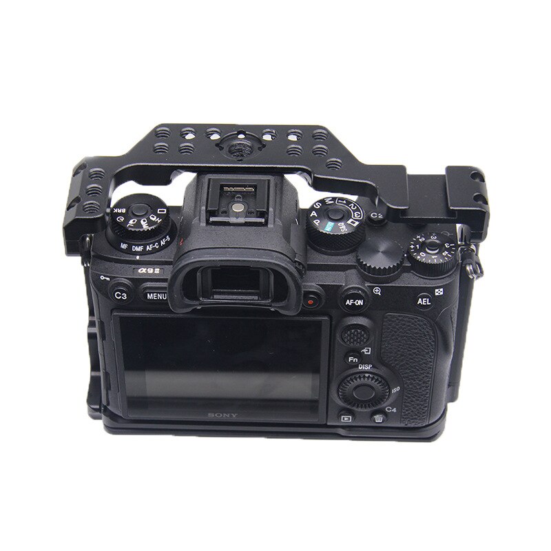 Para sony a9 ii gaiola de câmera profissional liga dslr gaiola para sony alpha a9 ii modelo ILCE-9M2 a9m2 transporte da gota
