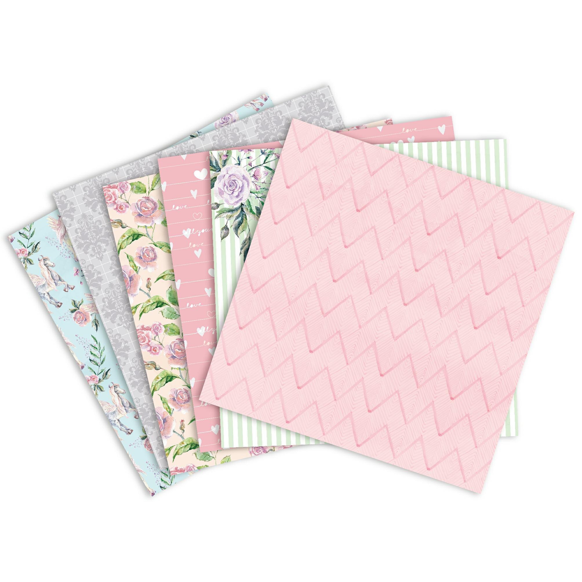 with you Scrapbooking paper pack of 24 sheets handmade craft paper craft Background pad p13