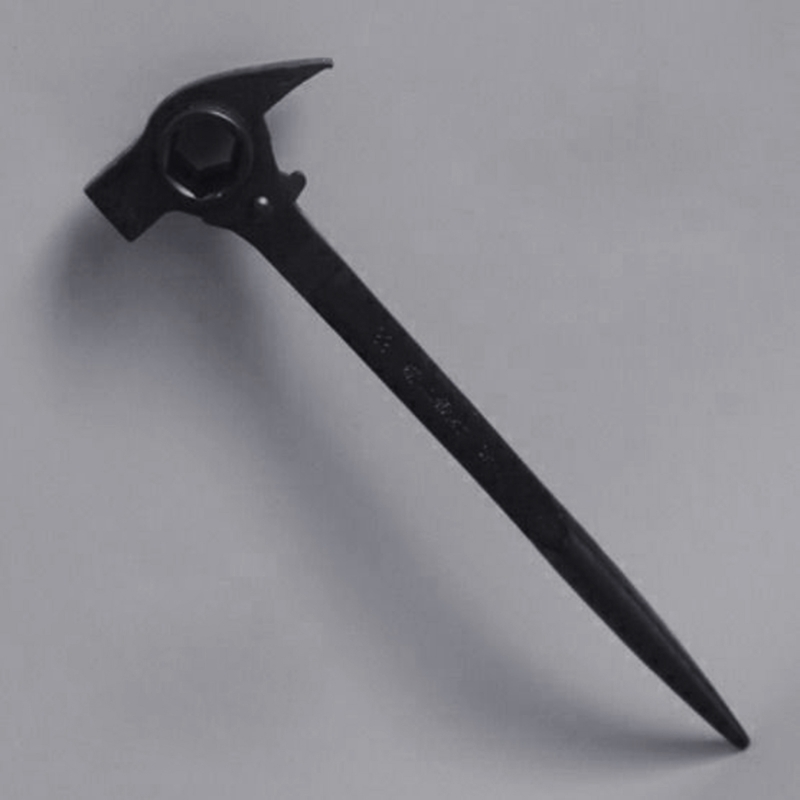 2 In 1 Claw Hammer Hex Ratchet Wrench Sharpe End High-Hardness Hammer Carbon Steel Made Workmanship Claw Hammer Durable