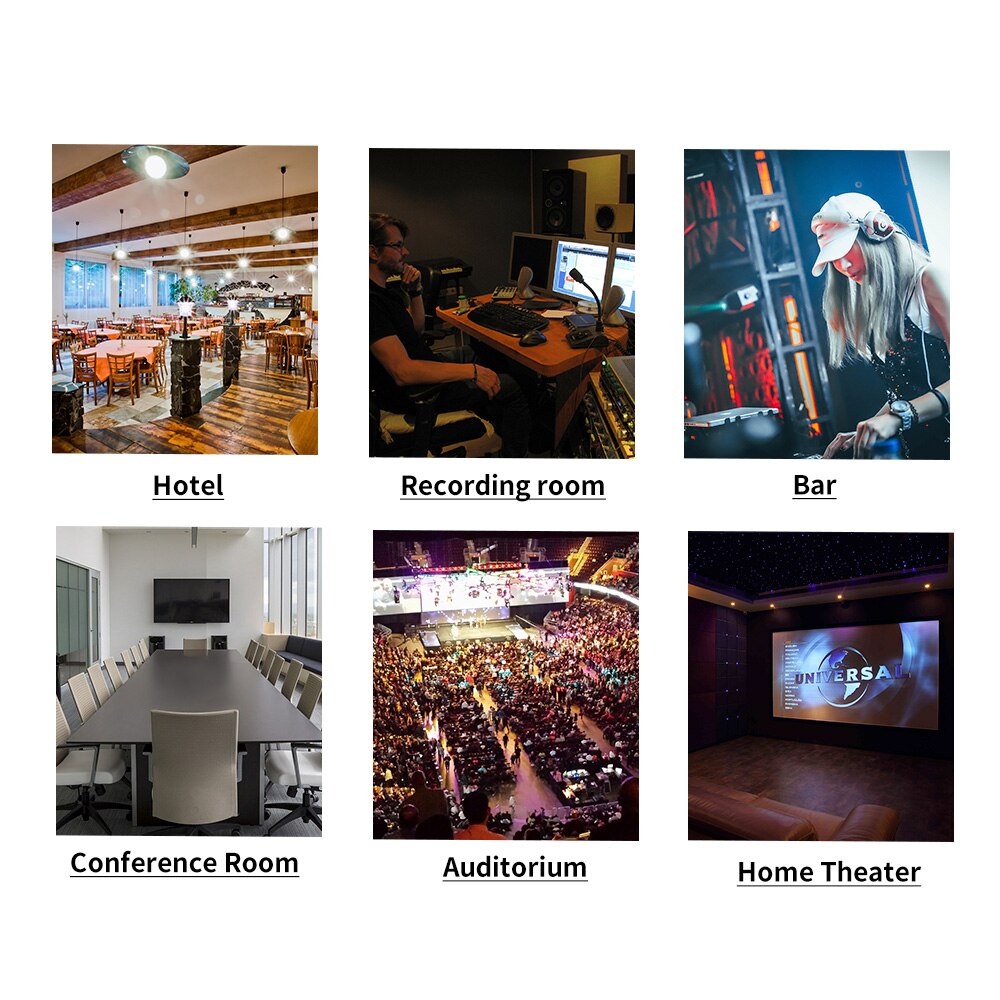 Stereo Mixer Extended Control Audio Splitter Box -12dB Gain for CD Players for Small Club Stereo 4‑Channel Hub Audio Effect