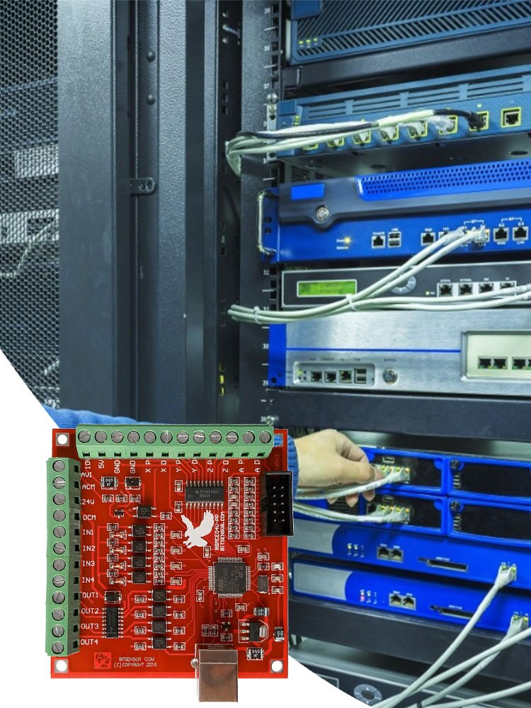 Carte de dérivation CNC USB MACH3 100Khz 4 Axes Gestionnaire D'interface Contrôleur De Mouvement Carte Pilote de Moteur