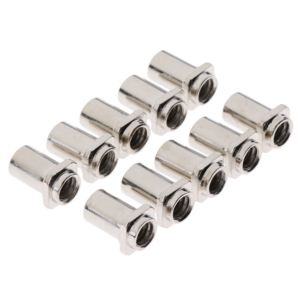 10pcs Drum Set Swivel Nuts for Drum Percussion Instrument Parts