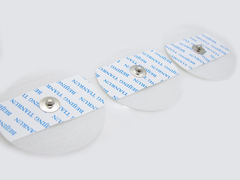 25pcs Disposable Conductive Electrode Pads ECG EKG Resting Gel Foam Adhesive Tab for Heal Force Portable Handheld Heart Monitor