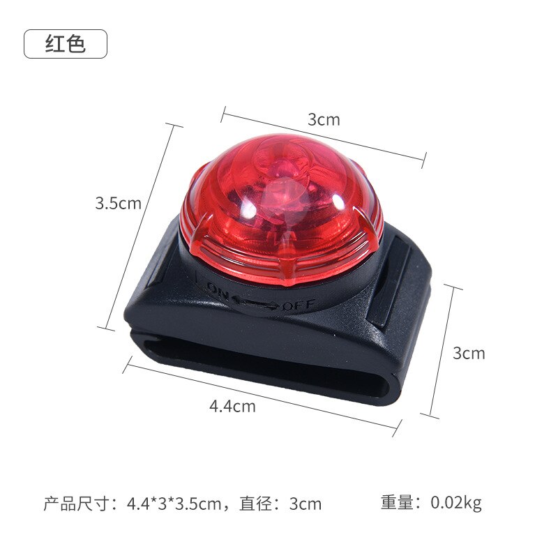 Lampe de poche LED étanche pour animaux de compagnie, collier lumineux, sécurité nocturne pour chien et chat, pendentif lumineux: red
