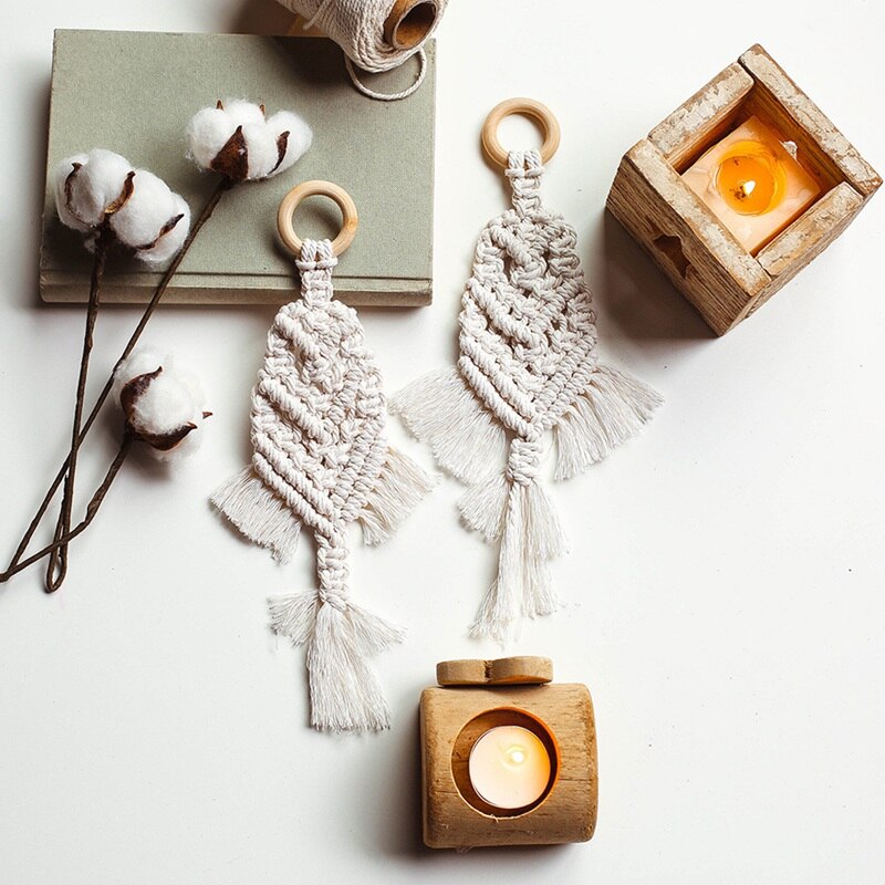 Boêmio chique tapeçaria de parede pendurado decoração do quarto dos miúdos tecido de malha tapeçarias macrame tapeçaria tapeçaria decoração da parede