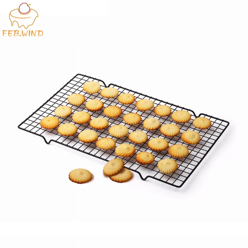 Bakken Staal Bakkerij Gereedschap Non-stick Koelrek Voor Cake Biscuit Cookie Bakken Rack Lade Rvs Cooling Grid gereedschap 142